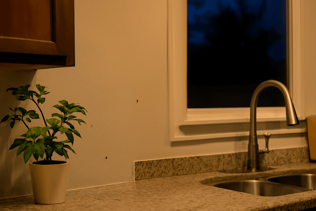 kitchen with no flying bugs