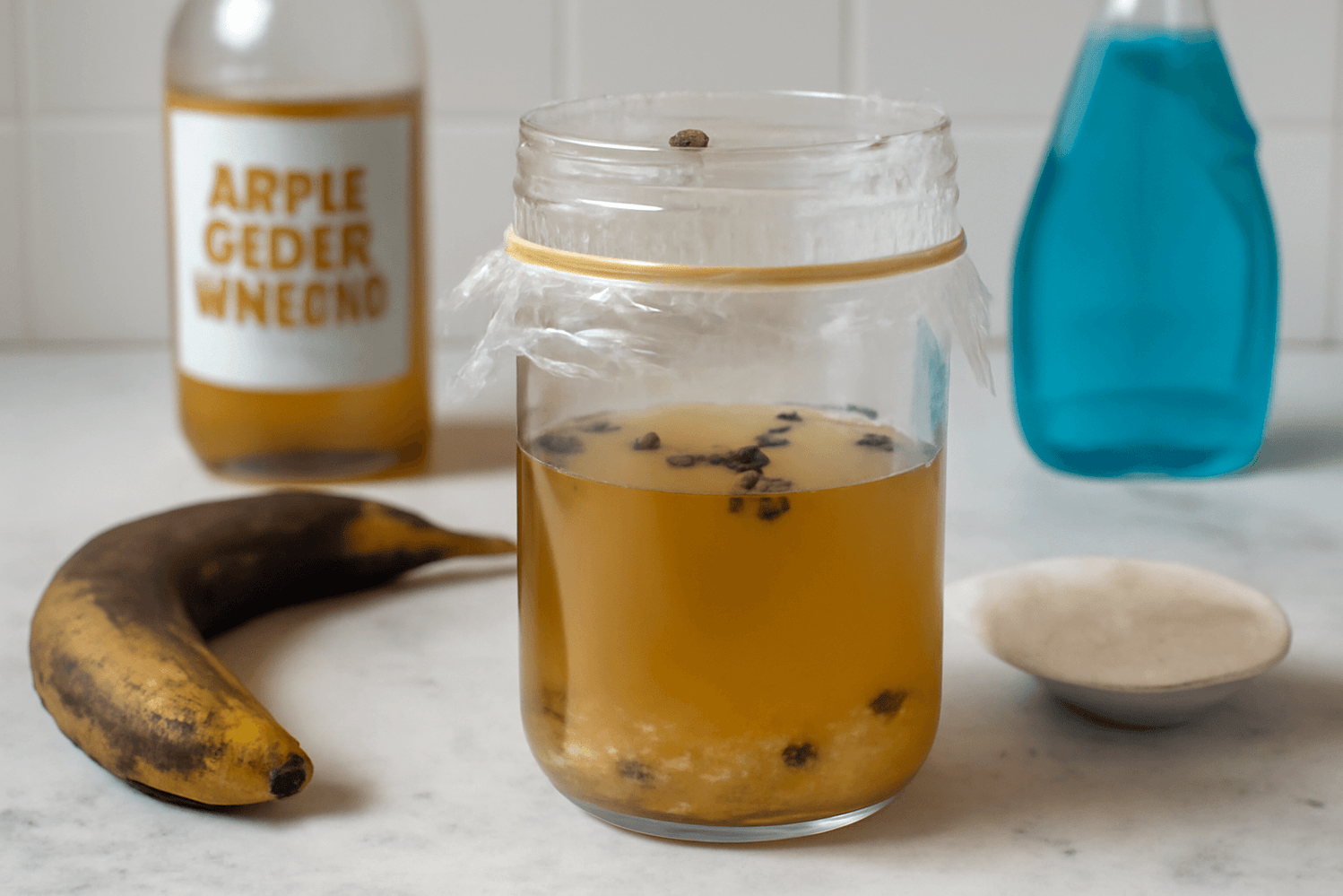Vinegar And Sugar Fly Trap
