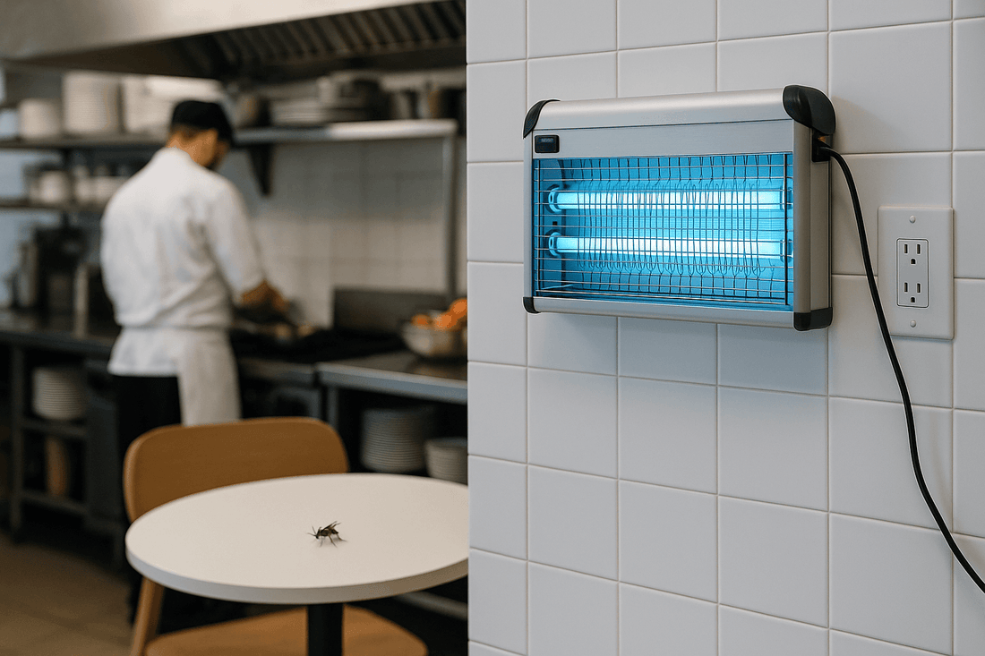 Indoor Fly Killer in Restaurant kitchen