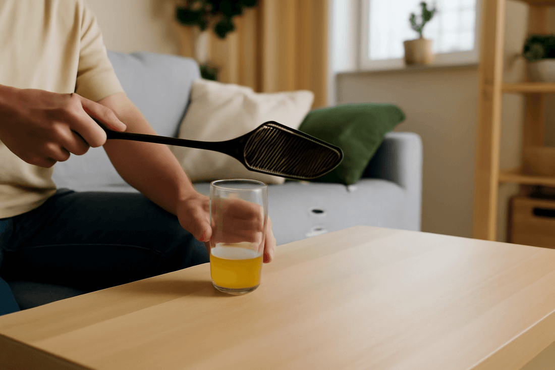 Kill flies with a fly swatter