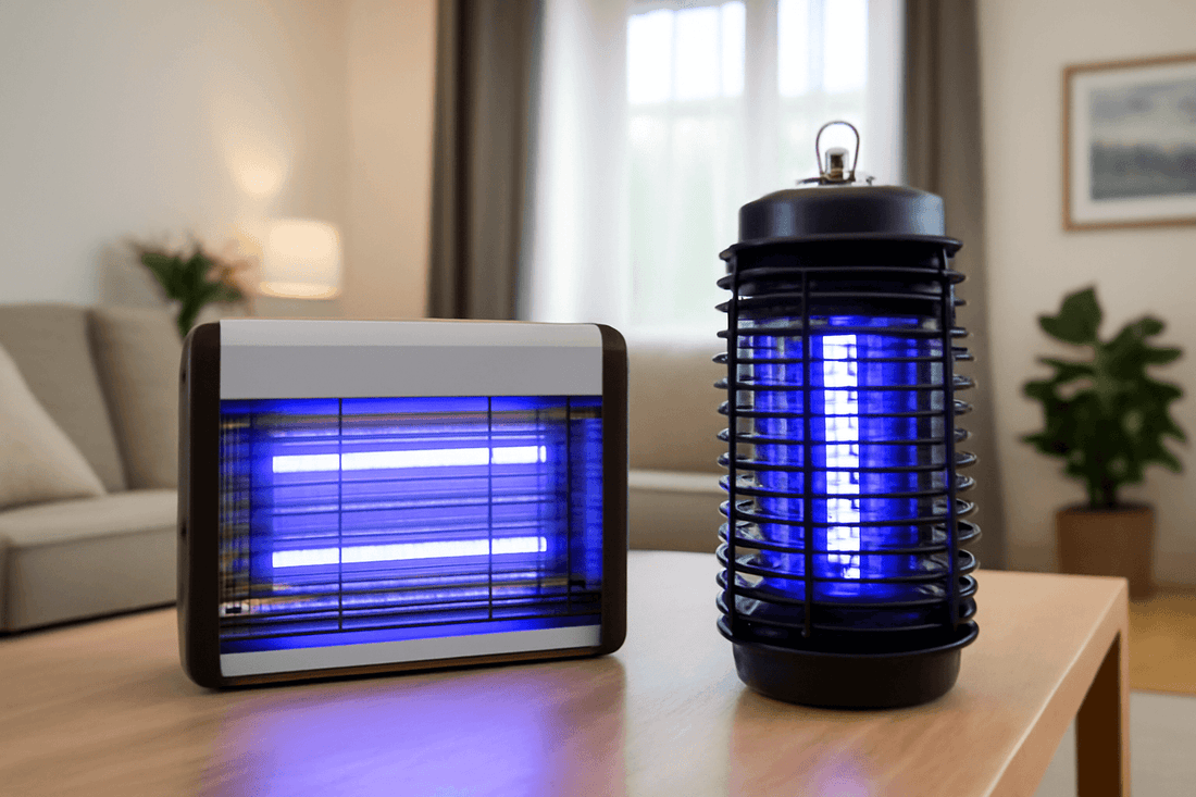 UV light and electric coil fly traps