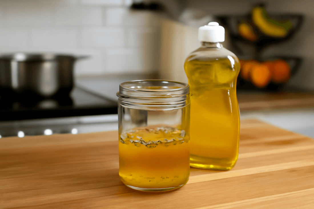 Vinegar and  Dish Soap Trap