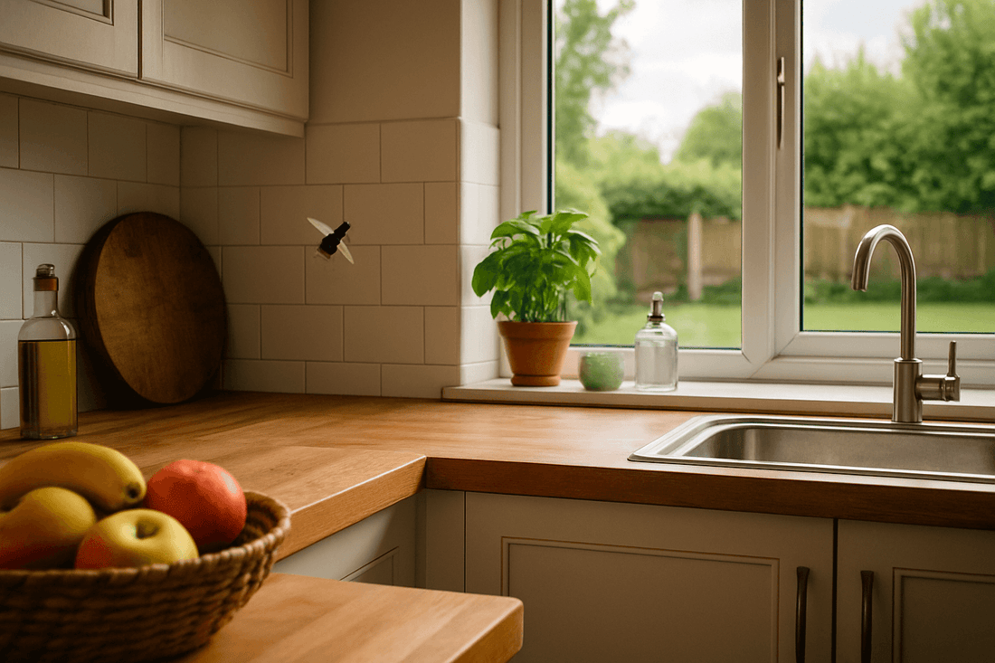 a fly in the kitchen