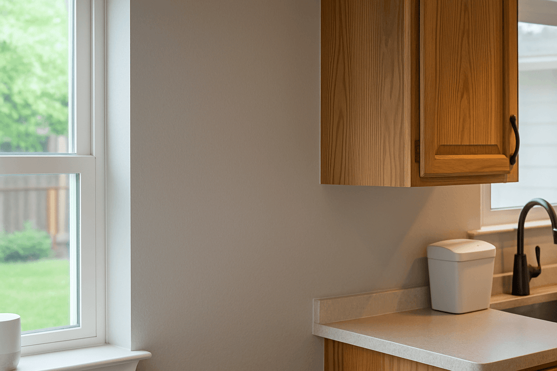 clean kitchen with no files