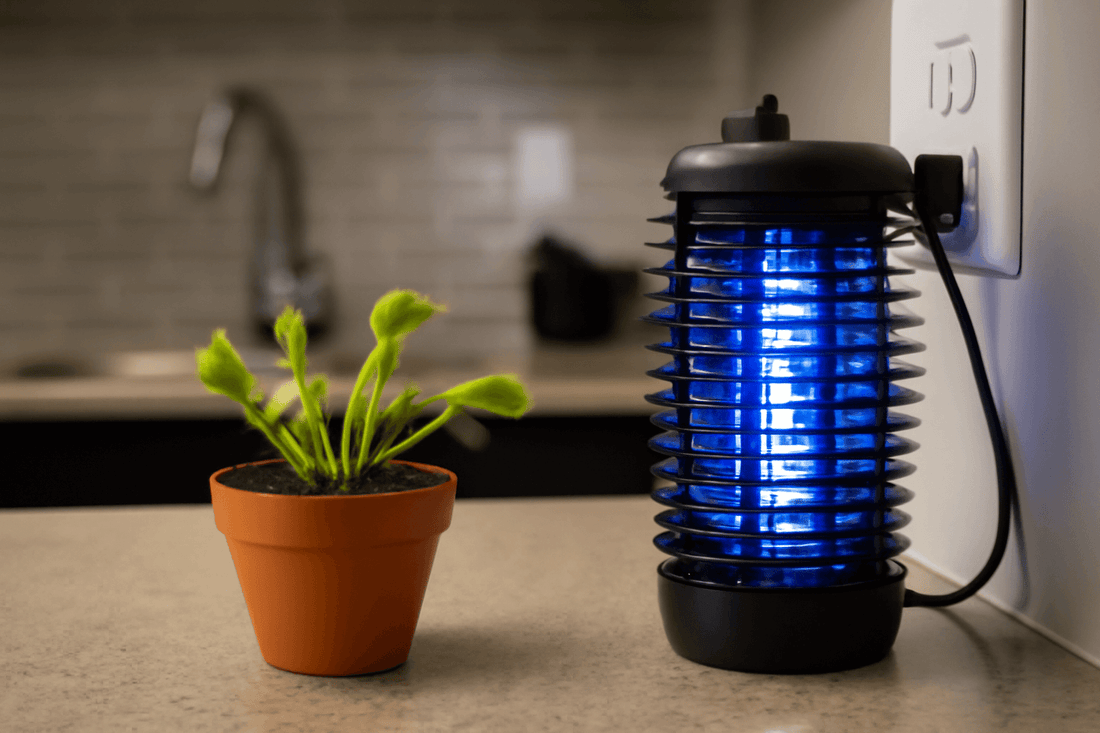 fly trap plant vs a bug zapper