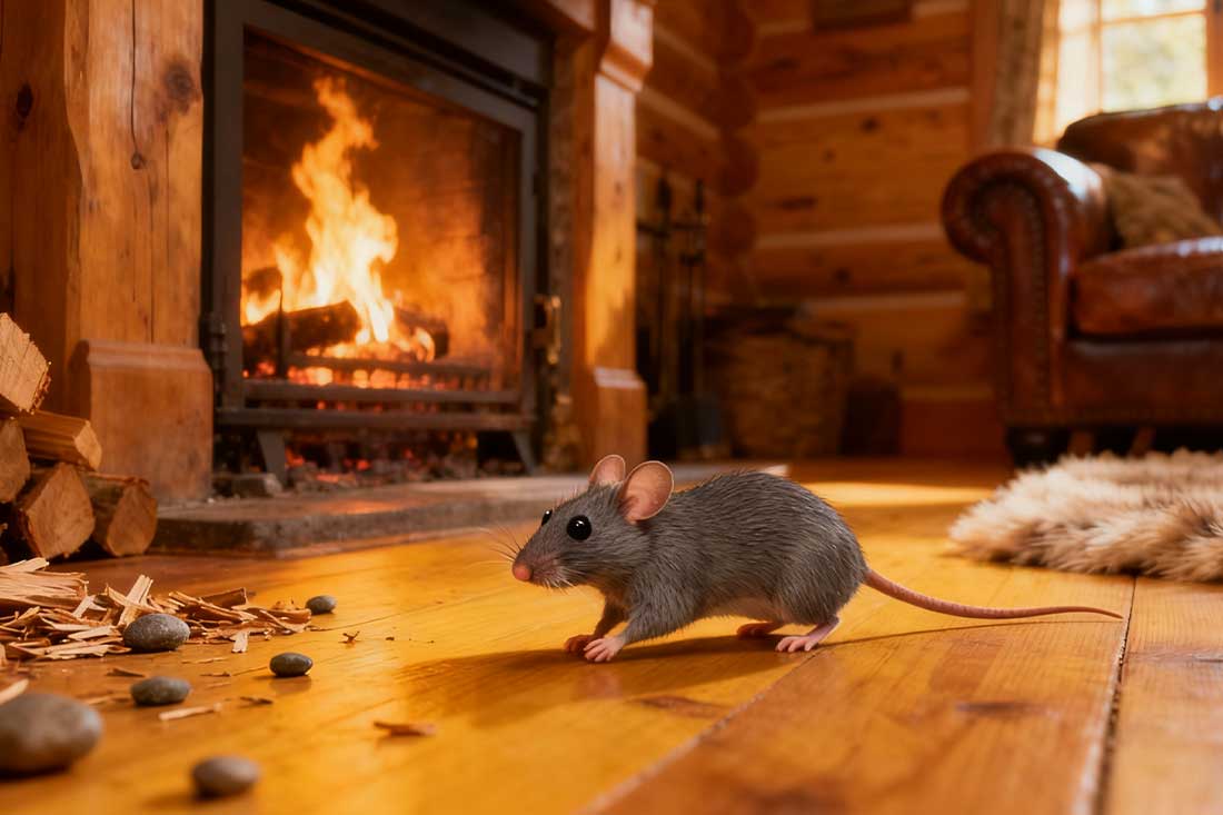 How to Stop Mice from Getting Into Your Fireplace and Chimney This Winter