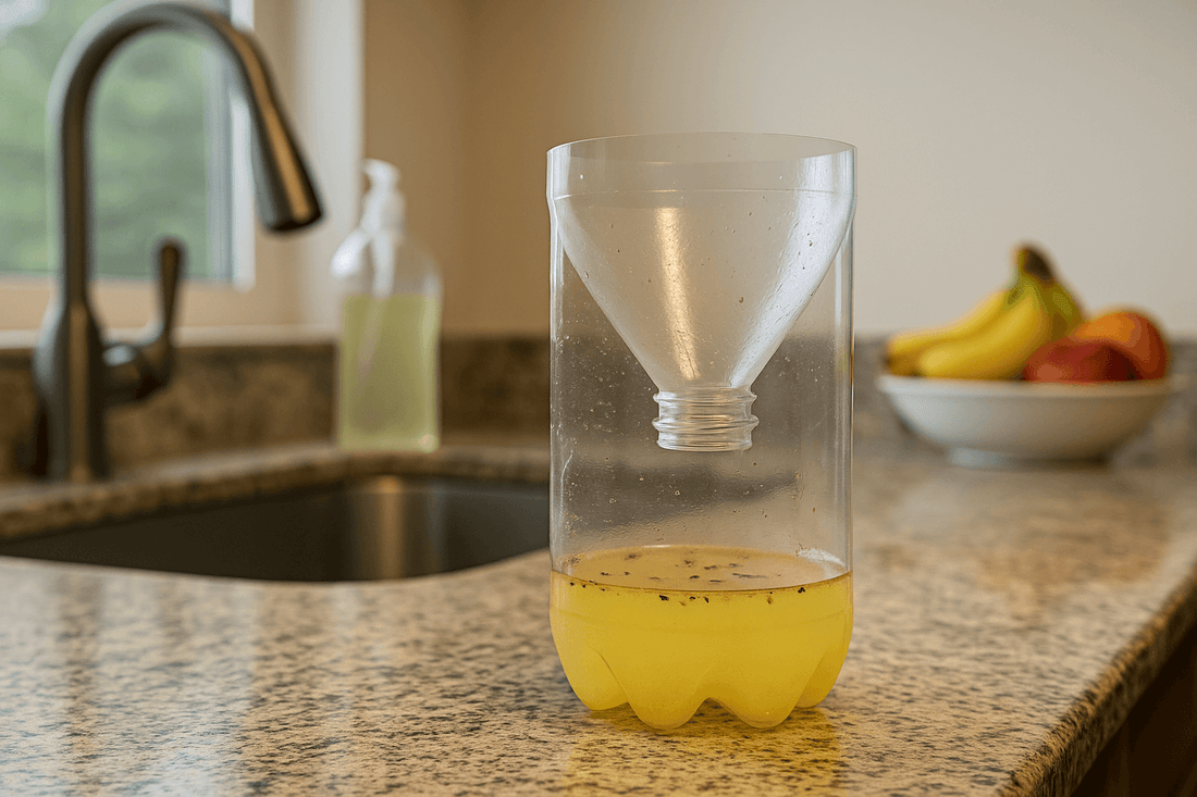 natural fly trap bulit at home