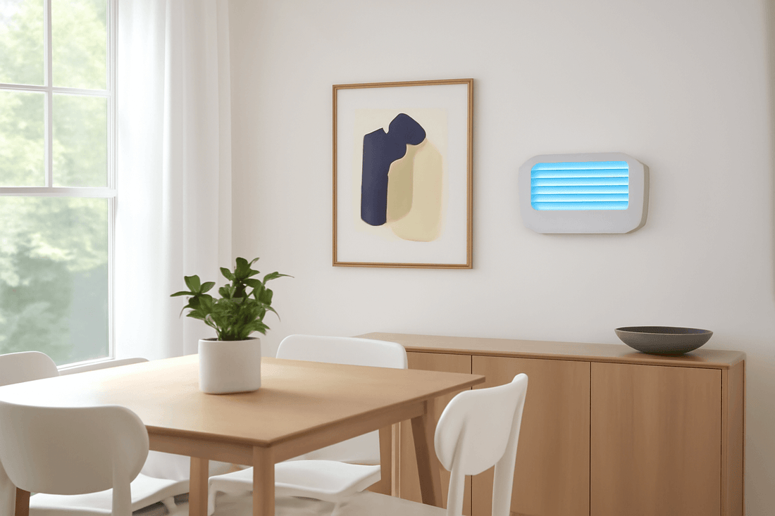uv insect trap in minimal home