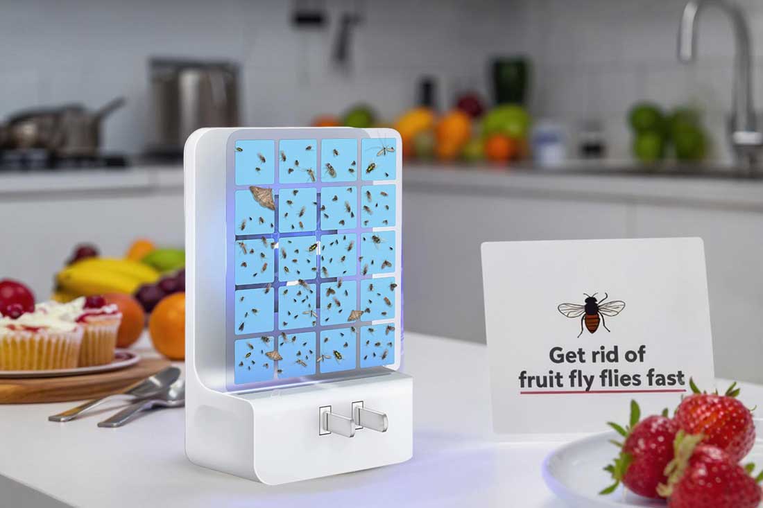 WOWCATCH Indoor Fruit Fly Trap: Safe, Modern, and High-Efficiency