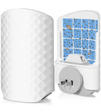 Indoor Flying Insect Trap - Bug Killer for Fruit Flies, Gnats, Moths & Houseflies, 1 Device + 4 Refills
