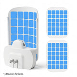 Flying Insect Trap: Plug-in Fly Trap for Fruit Flies, Gnats, Moths & House Flies - Silent UV Light Indoor Bug Catcher for Home, Kitchen & Pet Area, Chemical-Free & Non-Toxic Safe for Kids & Pets, Includes 5 Refillable Sticky Glue Boards, Easy to Use