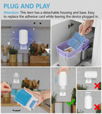 Indoor Flying Insect Trap - Bug Killer for Fruit Flies, Gnats, Moths & Houseflies, 1 Device + 4 Refills