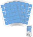 Indoor Flying Insect Trap - Bug Killer for Fruit Flies, Gnats, Moths & Houseflies, 1 Device + 4 Refills