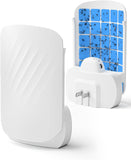 Flying Insect Trap: Plug-in Fly Trap for Fruit Flies, Gnats, Moths & House Flies - Silent UV Light Indoor Bug Catcher for Home, Kitchen & Pet Area, Chemical-Free & Non-Toxic Safe for Kids & Pets, Includes 5 Refillable Sticky Glue Boards, Easy to Use