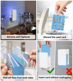 Double-Sided Indoor Flying Insect Trap - Plug-in Bug Catcher for Flies, Mosquitoes, Moths & More